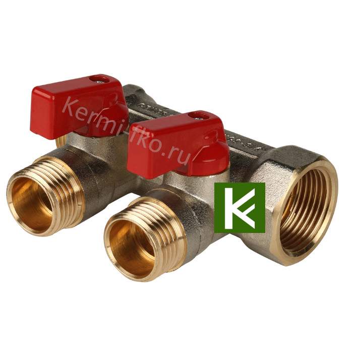 Коллектор никелированный STOUT SMB 6200 341202